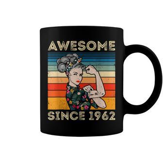Awesome Since 1962 60Th Birthday Gifts 60 Years Old Vintage Coffee Mug - Seseable