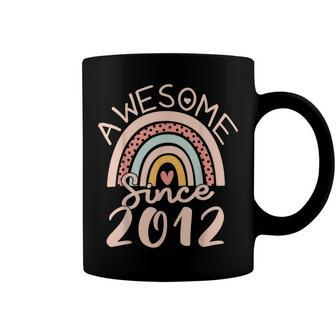 Awesome Since 2012 10Th Birthday Rainbow Gifts Born In 2012 Coffee Mug - Seseable