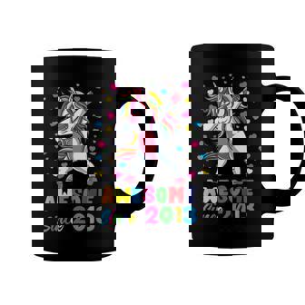 Awesome Since 2013 Dabbing Unicorn 9Th Birthday Coffee Mug - Seseable