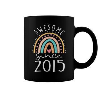 Awesome Since 2015 7Th Birthday Rainbow Gifts Born In 2015  Coffee Mug