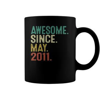 Awesome Since May 2011 Vintage 11Th Birthday 11 Years Old Coffee Mug | Mazezy