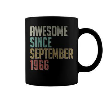 Awesome Since September 1966 55Th Birthday Gift 55 Year Old Coffee Mug - Seseable