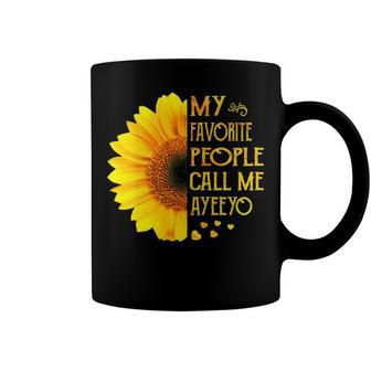 Ayeeyo Grandma Gift My Favorite People Call Me Ayeeyo Coffee Mug - Seseable