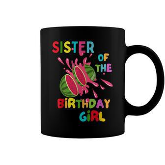Baby Melon Sister Of The Birthday Girl Watermelon Family Coffee Mug - Seseable
