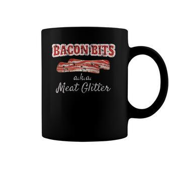 Bacon Lover Gift - Bacon Bits Aka Meat Glitter Coffee Mug | Mazezy
