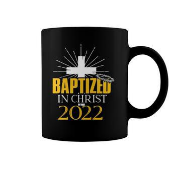 Baptized In Christ 2022 Christian Tee Baptism Faith Coffee Mug | Mazezy