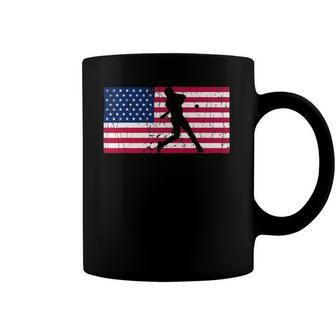 Baseball 4Th Of July American Flag Usa America Patriotic Coffee Mug | Mazezy