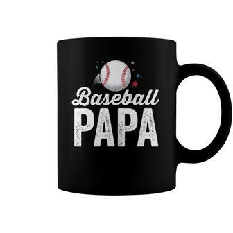 Baseball Papa Dad Father Grandpa Men Lagift Coffee Mug | Mazezy