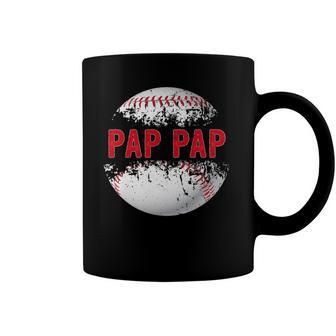 Baseball Softball Lover Ball Pap Pap Fathers Day Dad Papa Coffee Mug | Mazezy