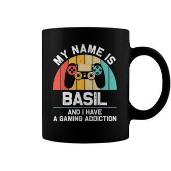 Basil Gift Name Personalized Funny Gaming Geek Birthday Coffee Mug | Mazezy