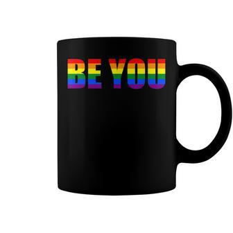 Be You Lgbt Flag Gay Pride Month Transgender  Coffee Mug