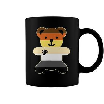 Bear Brotherhood Flag Bear Gay Pride Coffee Mug | Mazezy