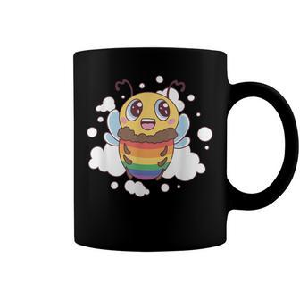 Bee Bee Bee Lgbt Pride Month Gay Homosexual Design For Lesbian Queer V4 Coffee Mug - Monsterry