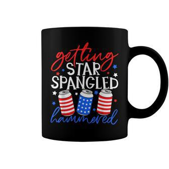 Beer Can 4Th Of July Time To Get Star Spangled Hammered Coffee Mug - Seseable