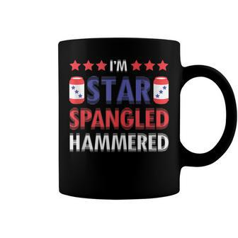 Beer Drinking Drinker Alcohol Funny 4Th Of July Hammered Coffee Mug - Seseable
