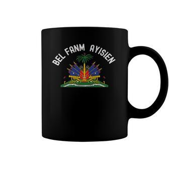 Bel Fanm Ayisien Se Sa Net- Haitian Flag Coffee Mug | Mazezy