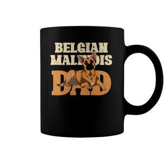 Belgian Malinois Dad Fathers Day Dog Lover Belgian Malinois Coffee Mug | Mazezy