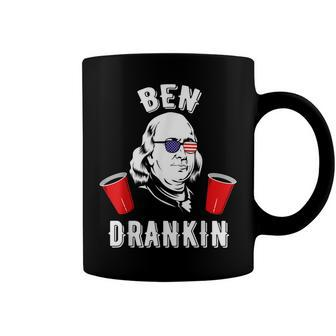 Ben Drankin Benjamin Sunglasses 4Th Of July Coffee Mug - Seseable