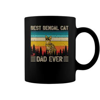 Bengal Cat Vintage Best Bengal Cat Dad Ever Fathers Day Coffee Mug | Mazezy