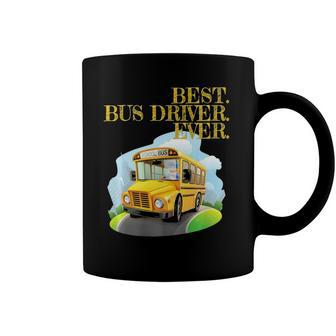 Best Bus Driver Ever Graphic - School Bus Driver Tee Gift Coffee Mug | Mazezy