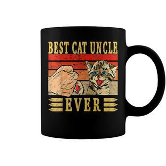 Best Cat Uncle Ever Cats Uncle Birthday Uncle Cat Coffee Mug - Seseable