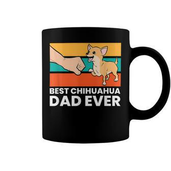 Best Chihuahua Dad Ever Cute Chihuahuas Coffee Mug - Monsterry UK