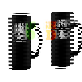 Best Irish Dad Fathers Day Grunge Irish Flag Coffee Mug | Mazezy