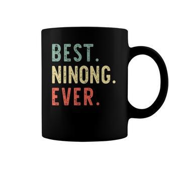 Best Ninong Ever Cool Funny Vintage Fathers Day Gift Coffee Mug | Mazezy
