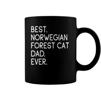 Best Norwegian Forest Cat Dad Ever Gift Owner Lover Coffee Mug | Mazezy