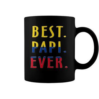 Best Papi Ever Colombian Flag Coffee Mug | Mazezy