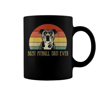 Best Pitbull Dad Ever Pitbull Dog Lovers Fathers Day Coffee Mug - Seseable