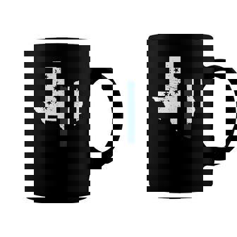 Betsy Ross Flag On Back Texas Pride Thin Blue Line Coffee Mug | Mazezy