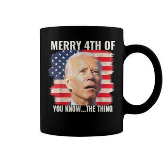 Biden Dazed Merry 4Th Of You Know The Thing Coffee Mug - Seseable