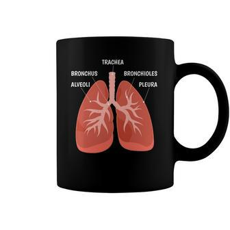 Biology Teacher Anatomical Chart Respiratory System Coffee Mug | Mazezy