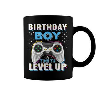 Birthday Boy Time To Level Up Video Game Birthday Gift Boys V2 Coffee Mug - Seseable