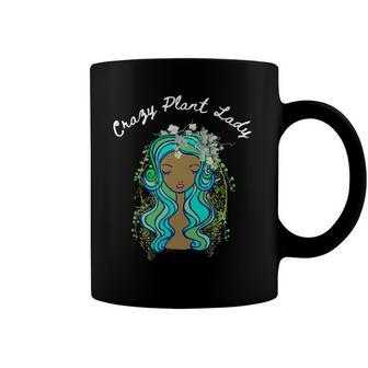 Black Queen Crazy Plant Lady Gift For Plant Lover Coffee Mug | Mazezy