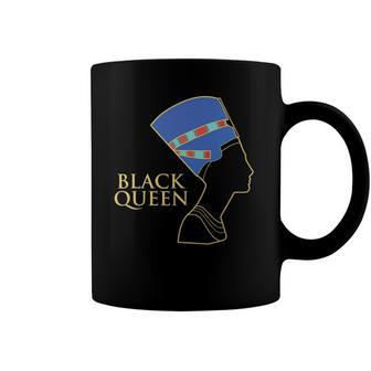 Black Queen Nefertitiafrica History Month Gift Coffee Mug | Mazezy UK