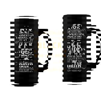Black Queens Are Born In October Birthday Ts Coffee Mug | Mazezy