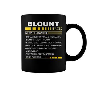 Blount Name Gift Blount Facts Coffee Mug - Seseable