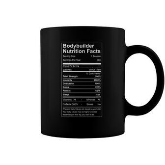 Bodybuilder Nutrition Facts Serving Size Coffee Mug | Mazezy