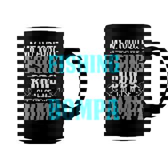 Bompa Grandpa Fishing Gift My Favorite Fishing Buddy Calls Me Bompa Coffee Mug - Seseable