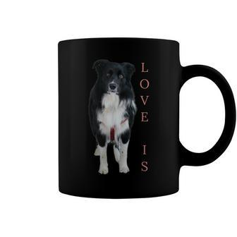 Border Collie Women Men Kids Love Dog Mom Dad Pet Coffee Mug - Seseable