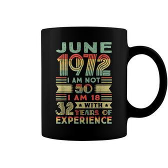 Born June 1972 50Th Birthday Made In 1972 50 Year Old Coffee Mug - Seseable