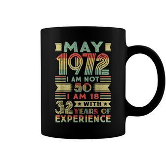 Born May 1972 50Th Birthday Made In 1972 50 Year Old Coffee Mug - Seseable