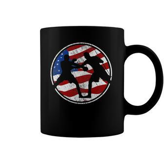 Boxing American Flag Usa - Boxer Vintage Boxing Coffee Mug | Mazezy