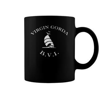 British Virgin Islands Vintage Tribal Sailboat Gift Coffee Mug | Mazezy