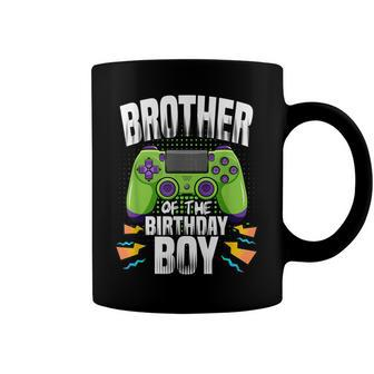 Brother Of The Birthday Boy Matching Video Gamer Birthday Coffee Mug - Seseable