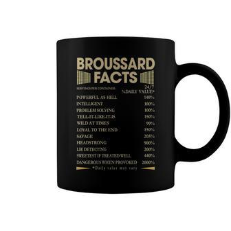 Broussard Name Gift Broussard Facts Coffee Mug - Seseable