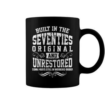 Built In The 70S Seventies Vintage Funny 50Th Birthday Coffee Mug - Seseable