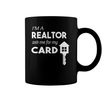 Business Card Realtor Real Estate S For Women Coffee Mug | Mazezy